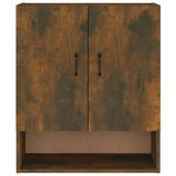Wall Cabinet Smoked Oak 60x31x70 cm Engineered Wood 817588