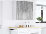 Wall Cabinet PORTO 2 pcs Grey Sonoma 30 x 31 x 80 cm 885368