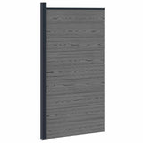 Fence Panel WPC and Aluminium Grey 42039077