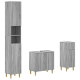 3 Piece Bathroom Cabinet Set ARNHEM Engineered Wood 3417852