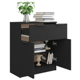 Sideboard Black 60x30x70 cm Engineered Wood 811089