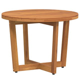 ZNTS Garden Side Table Round Ø55x40 cm Solid Wood Acacia 4108131