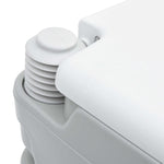 Portable Camping Toilet Grey 41.5 x 36.5 x 30 cm 42001425