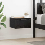 Bedside Cabinet 2 pcs Black Oak 34 x 30 x 20 cm Engineered Wood 880814