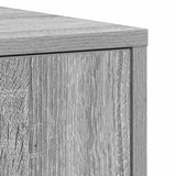 Bathroom Cabinet Grey Sonoma 30x30x183.5 cm Engineered Wood 815520
