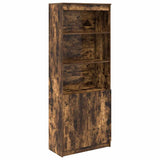 Highboard Smoked Oak 70x35x180 cm Engineered Wood 3328475