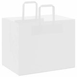 Paper Bags 250 pcs with Handles White 32x22x24 cm 4101847