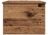 Storage Box Old Wood 90 x 35 x 35 cm Engineered Wood 868711