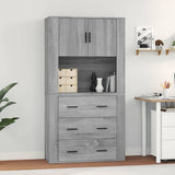 Highboard Grey Sonoma Engineered Wood 3185389