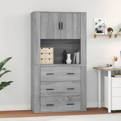 Highboard Grey Sonoma Engineered Wood 3185389