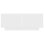 Bedside Cabinet White 100x35x40 cm Engineered Wood 3082765