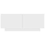 Bedside Cabinet White 100x35x40 cm Engineered Wood 3082765