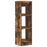 Side Cabinet Smoked Oak 40 x 40 x 100 cm Engineered Wood 899848