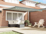 Awning Frame Green and White 300 x 250 cm 3330193