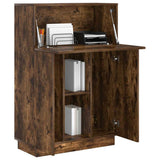 Desk Smoked Oak 71.5 x 31.5 x 106.5 cm Engineered Wood 869486