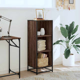 Book Cabinet Brown Oak 40x35x107.5 cm Engineered Wood 849113