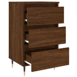 ZNTS Bedside Cabinet Brown Oak 40x35x69 cm Engineered Wood 826922