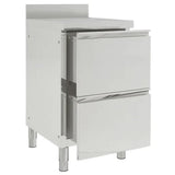 Commercial Kitchen Cabinets 2 pcs 50x60x96 cm Stainless Steel 3081934