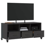 TV Cabinet Black 100.5x39x43.5 cm Steel 846692