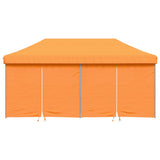 Foldable Party Tent Pop-Up with 4 Sidewalls Orange 4004953