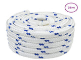 Boat Rope 25 m 5 White and Blue PP 42029554