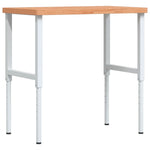 Workbench 100x60x cm Solid Wood Beech Rectangular 3309707