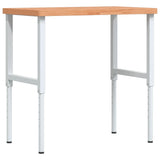 Workbench 100x60x cm Solid Wood Beech Rectangular 3309707