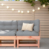 Corner Sofa with Cushions Solid Wood Douglas 825427
