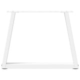 Coffee Table Legs V-Shape 2 pcs White 60x cm Steel 4012553