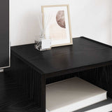 TV Cabinet Black Oak 160 x 35 x 55 cm Engineered Wood 882725