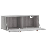 Wall Cabinet Grey Sonoma 100x36,5x35 cm Engineered Wood 830114