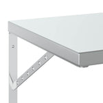 Wall Shelves 2 pcs 50x40 cm Silver Stainless Steel 3214508