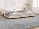 Faux Sheepskin Rug TAFALLA Grey 240 x 340 cm Polyester 42021530