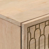 Side Cabinets 2 pcs 60x33x75 cm Solid Wood Mango 3206307