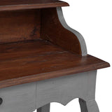 Writing Desk Solid Mahogany Wood 80x40x92 cm 244503