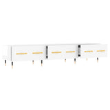 TV Cabinet High Gloss White 150x36x30 cm Engineered Wood 829134