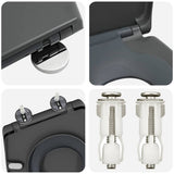 Toilet Seat Anthracite 47 x 37 x 4 cm Duroplast 42002350