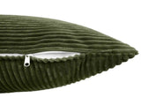 Cushion Cover 6 pcs ALMELO Green 65 x 65 cm Corduroy 915514