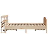 Bed Frame without Mattress 120x190 cm Small Double Solid Wood Pine 3306237