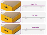 File Cabinet with Drawer 2 pcs Mustard Yellow 44 x 50 x 139 cm 3406157