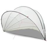 Pool Dome Folding Manual Grey and Orange 546 x 516 x 250 cm 42001128