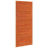 Barn Door Wax Brown 100 x 2.5 x 208 cm Solid Pine Wood 42047137