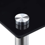 Nesting Tables 3 pcs Black Tempered Glass 249527