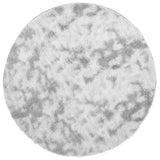 Shaggy Rug High Pile NAVARRA Silver Grey 200x200 cm Polyester 4102924