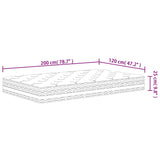 Pocket Spring Mattress Medium 120x200 cm 372917
