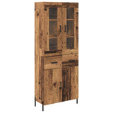 Highboard Old Wood 69.5 x 34 x 180 cm Engineered Wood 3415652