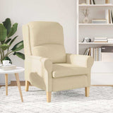 Armchair Cream 76 x 94 x 102 cm Fabric 42009846