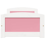 Day Bed with 2 Drawers without Mattress IRUN White&Pink 90x200 cm 3314679