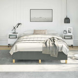 Bed Frame without Mattress Dark Grey 152x203 cm Queen Fabric 347207