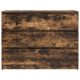 Sideboard Smoked Oak 100x35x76 cm Engineered Wood 3328502